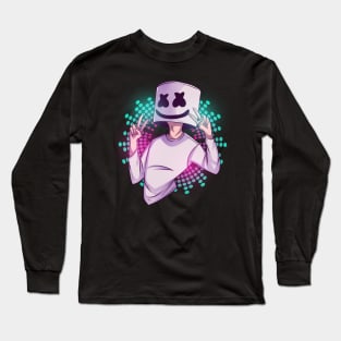 Marshmello Night Version / Visual Music Long Sleeve T-Shirt